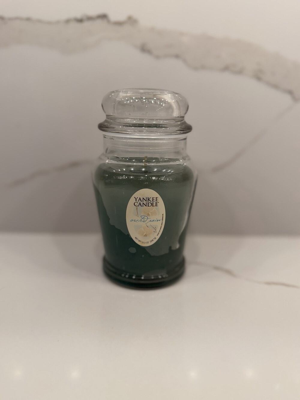 New Yankee Candle Orchid Rain 2003 12.3 oz Retired Discontinued Jar Candle